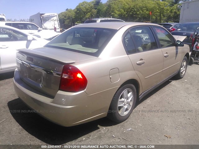1G1ZT54845F283530 - 2005 CHEVROLET MALIBU LS 金色 照片 4