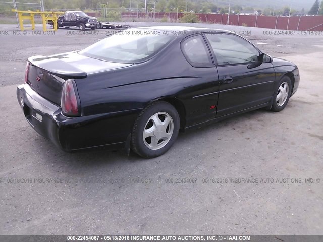 2G1WX15K119109380 - 2001 CHEVROLET MONTE CARLO SS 黑色 照片 4