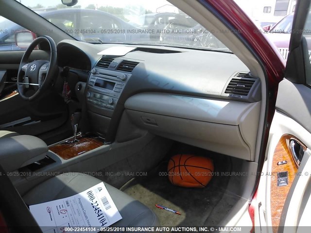JTNBK3EK5A3049091 - 2010 TOYOTA CAMRY SE/LE/XLE RED photo 5