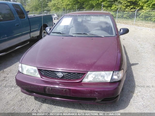 1N4AB41D0WC710357 - 1998 NISSAN SENTRA E/XE/GXE/GLE RED photo 6