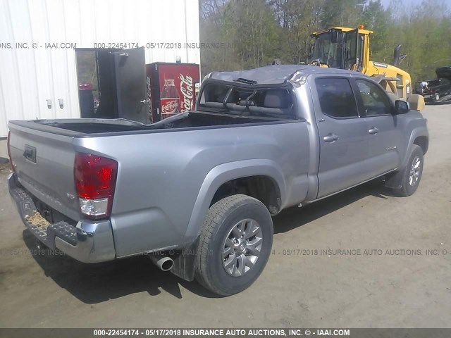 3TMDZ5BN4HM030978 - 2017 TOYOTA TACOMA DBL CAB/SR5/TRD SPORT/OR SILVER photo 4