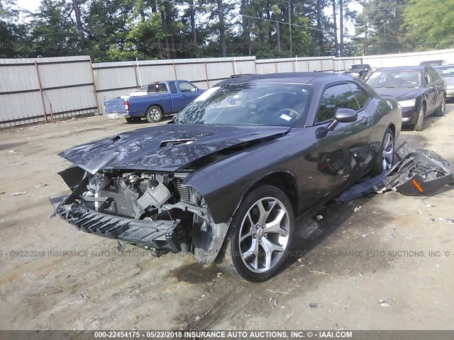 2C3CDZBG7FH706780 - 2015 DODGE CHALLENGER SXT PLUS BLACK photo 2