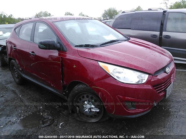 KM8JT3AB4BU119769 - 2011 HYUNDAI TUCSON GL/GLS RED photo 1