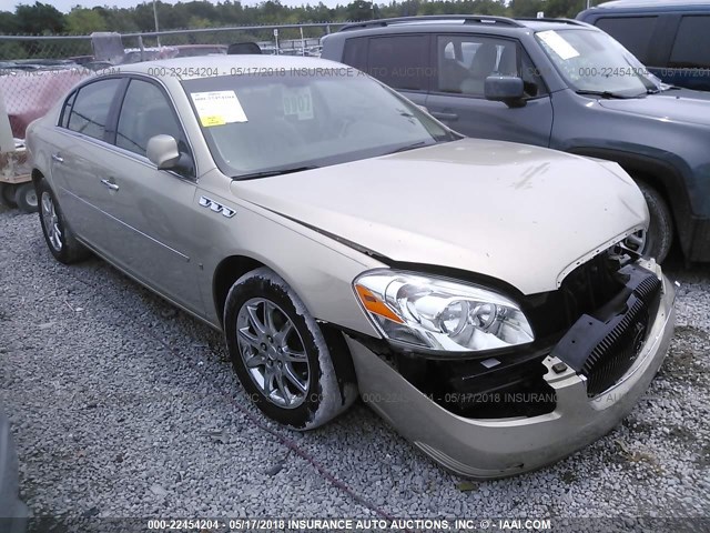 1G4HD57247U156827 - 2007 BUICK LUCERNE CXL GOLD photo 1