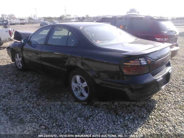 1G2HY52K134156332 - 2003 PONTIAC BONNEVILLE SLE BLACK photo 3