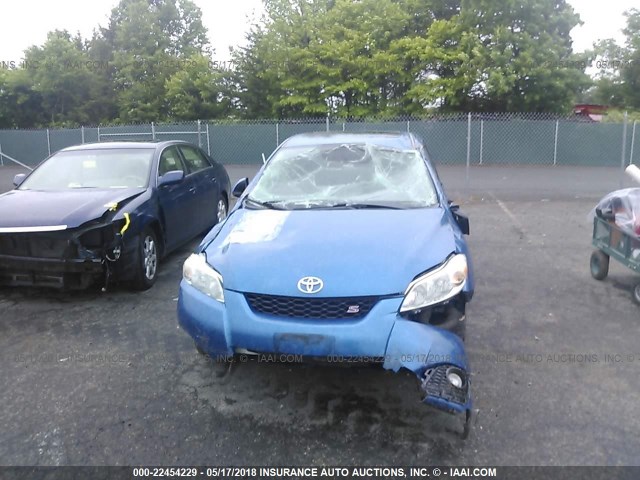 2T1KE40E49C011812 - 2009 TOYOTA COROLLA MATRIX S BLUE photo 6