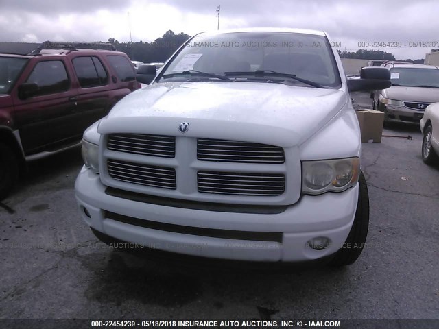 1D7HA18D34S740963 - 2004 DODGE RAM 1500 ST/SLT WHITE photo 6