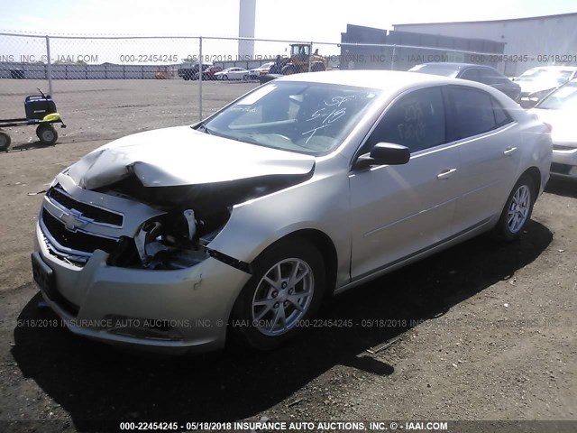 1G11A5SA0DF269146 - 2013 CHEVROLET MALIBU LS TAN photo 2