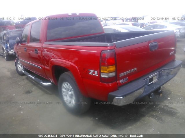 2GTEK13T751295301 - 2005 GMC NEW SIERRA K1500 RED photo 3