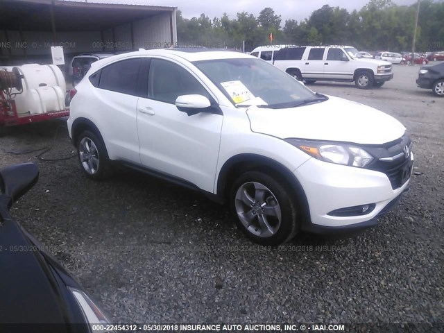 3CZRU6H5XHM700612 - 2017 HONDA HR-V EX WHITE photo 1