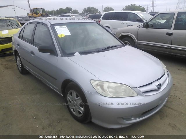 1HGES16304L020035 - 2004 HONDA CIVIC DX VP SILVER photo 1