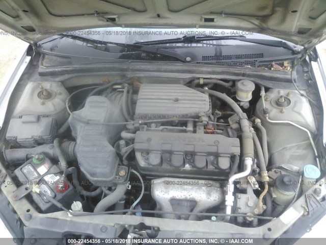 1HGES16304L020035 - 2004 HONDA CIVIC DX VP Gümüş foto 10