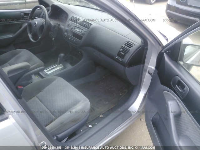 1HGES16304L020035 - 2004 HONDA CIVIC DX VP SILVER photo 5