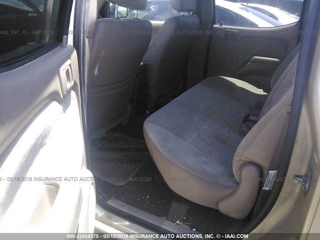 5TEGN92N73Z159907 - 2003 TOYOTA TACOMA DOUBLE CAB PRERUNNER GOLD photo 8