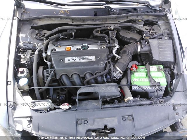 JHMCP26868C001373 - 2008 HONDA ACCORD EXL GRAY photo 10