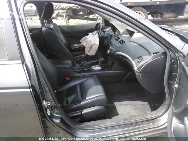 JHMCP26868C001373 - 2008 HONDA ACCORD EXL GRAY photo 5