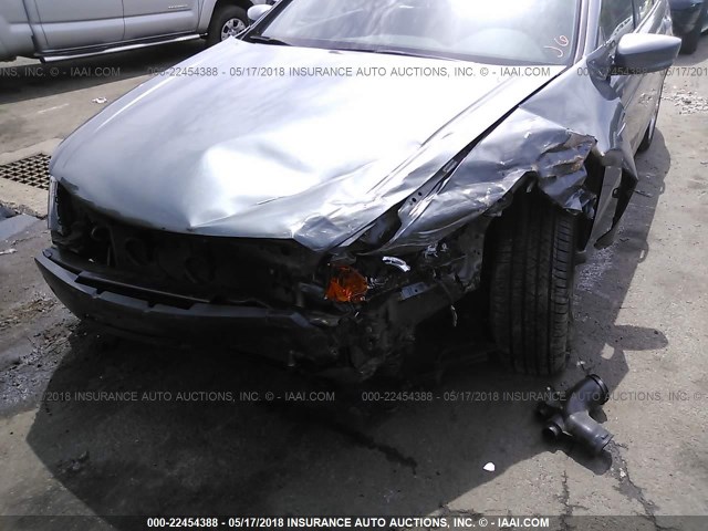 JHMCP26868C001373 - 2008 HONDA ACCORD EXL GRAY photo 6