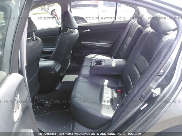 JHMCP26868C001373 - 2008 HONDA ACCORD EXL GRAY photo 8