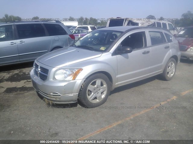 1B3HB48B88D789630 - 2008 DODGE CALIBER SXT SILVER photo 2