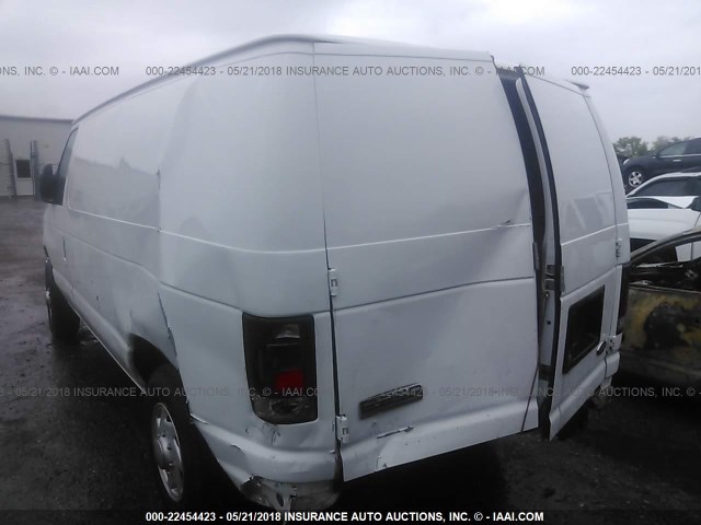 1FTNE24L48DA45213 - 2008 FORD ECONOLINE E250 VAN WHITE photo 6