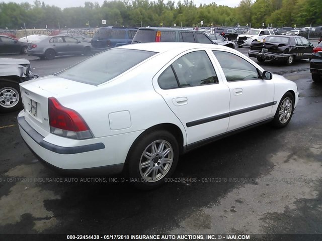 YV1RS59V942418901 - 2004 VOLVO S60 2.5T WHITE photo 4