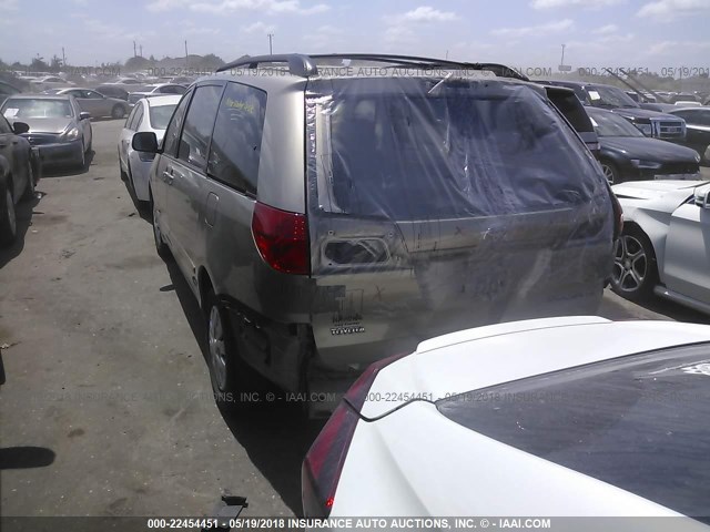 5TDZK23C69S262358 - 2009 TOYOTA SIENNA CE/LE GOLD photo 3