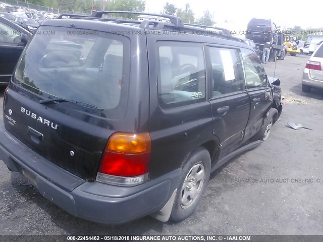 JF1SF6351XH747139 - 1999 SUBARU FORESTER L BLACK photo 4