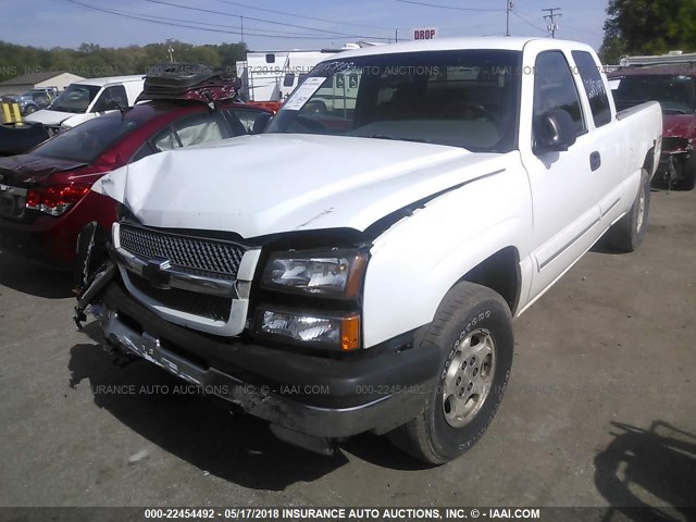 1GCEK19T83E126049 - 2003 CHEVROLET SILVERADO K1500 WHITE photo 2