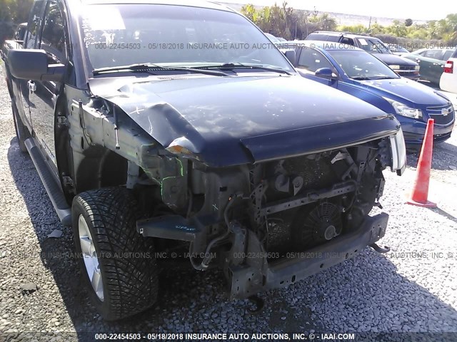 1N6AA06B76N556051 - 2006 NISSAN TITAN XE/SE/LE BLACK photo 6