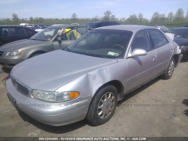 2G4WS52J621224898 - 2002 BUICK CENTURY CUSTOM SILVER photo 2