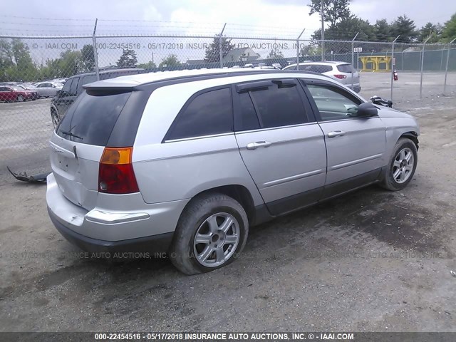 2C4GM68495R278664 - 2005 CHRYSLER PACIFICA TOURING SILVER photo 4