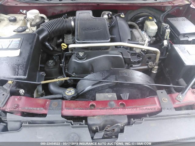 1GNDS13S642113032 - 2004 CHEVROLET TRAILBLAZER LS/LT BURGUNDY photo 10