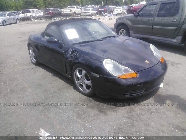 WP0CA29842U622403 - 2002 PORSCHE BOXSTER BLACK photo 1