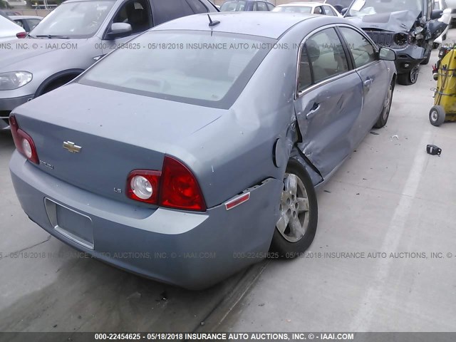 1G1ZG57B38F182964 - 2008 CHEVROLET MALIBU LS 蓝色 照片 4