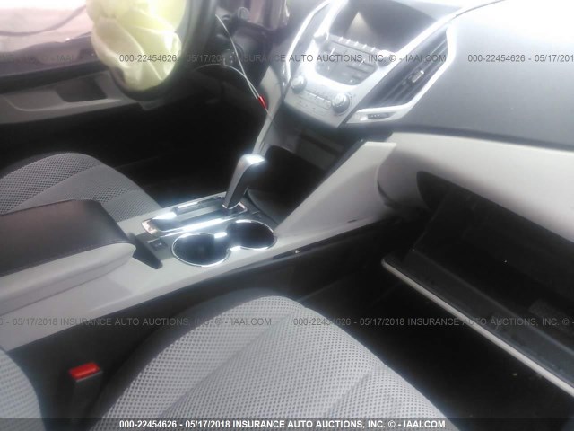 2GKFLTEK6D6391041 - 2013 GMC TERRAIN SLE WHITE photo 5