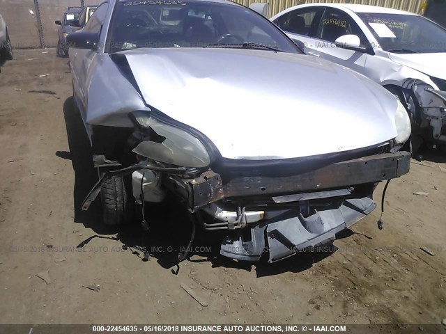 4B3AG52H81E121346 - 2001 DODGE STRATUS R/T SILVER photo 6