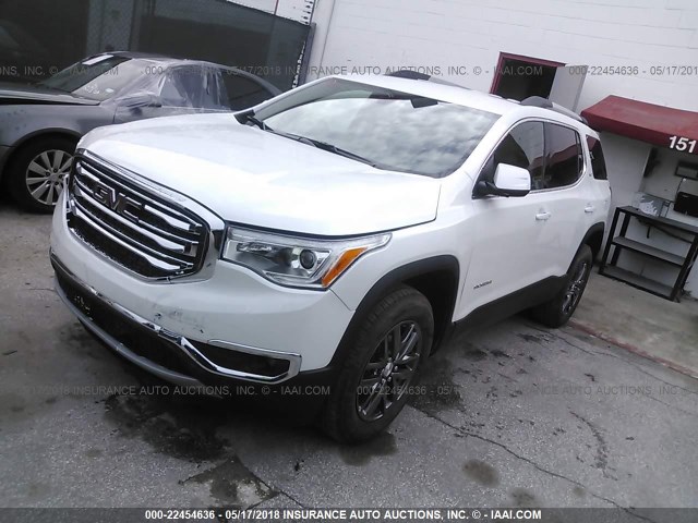 1GKKNMLSXJZ207382 - 2018 GMC ACADIA SLT-1 Biały zdjęcie 2