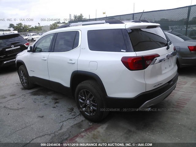 1GKKNMLSXJZ207382 - 2018 GMC ACADIA SLT-1 Biały zdjęcie 3