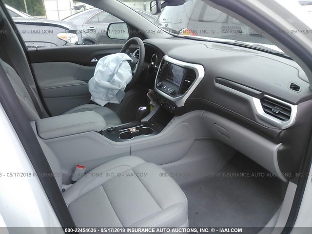 1GKKNMLSXJZ207382 - 2018 GMC ACADIA SLT-1 Biały zdjęcie 5