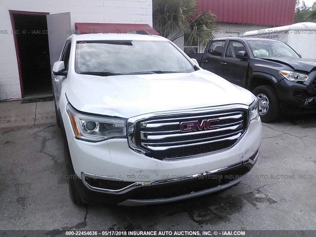 1GKKNMLSXJZ207382 - 2018 GMC ACADIA SLT-1 Biały zdjęcie 6