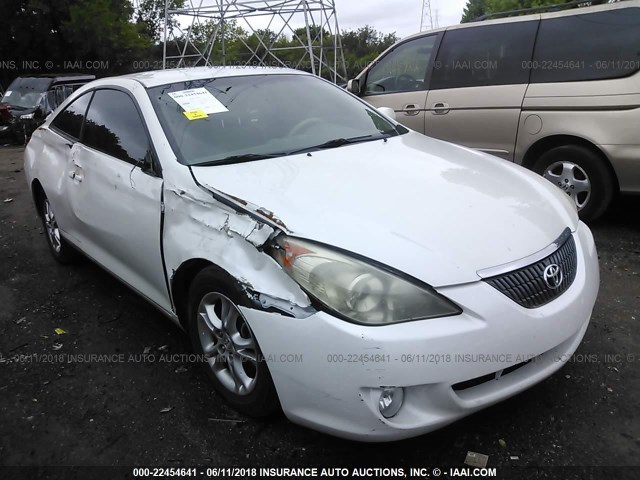 4T1CE38P76U621928 - 2006 TOYOTA CAMRY SOLARA SE/SLE WHITE photo 1
