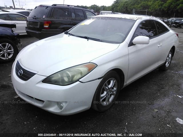 4T1CE38P76U621928 - 2006 TOYOTA CAMRY SOLARA SE/SLE WHITE photo 2