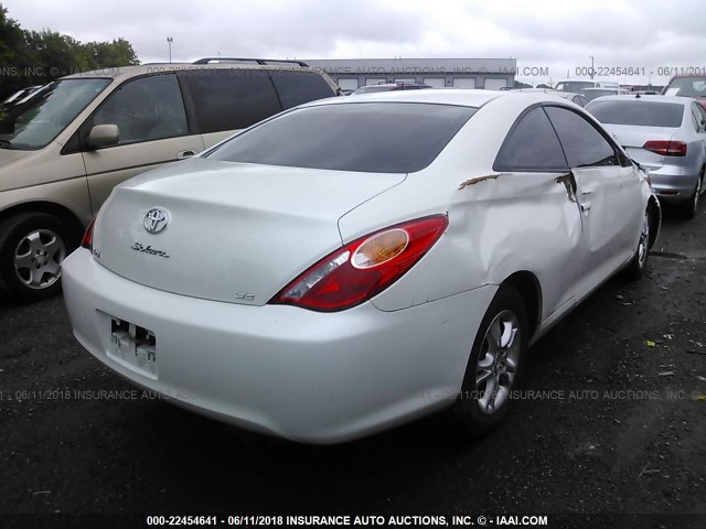 4T1CE38P76U621928 - 2006 TOYOTA CAMRY SOLARA SE/SLE WHITE photo 4