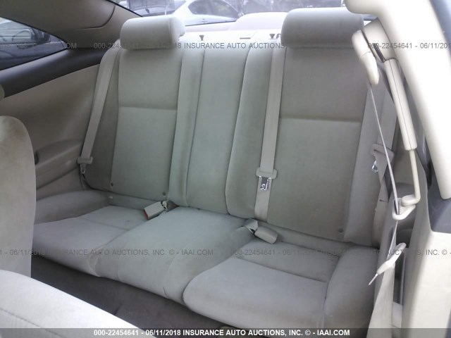 4T1CE38P76U621928 - 2006 TOYOTA CAMRY SOLARA SE/SLE WHITE photo 8