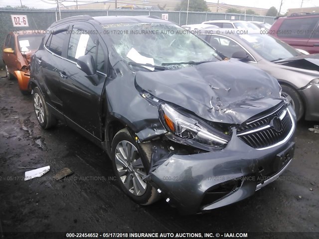 KL4CJASB9HB178823 - 2017 BUICK ENCORE PREFERRED GRAY photo 1