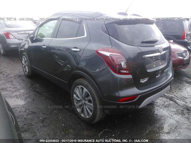 KL4CJASB9HB178823 - 2017 BUICK ENCORE PREFERRED GRAY photo 3