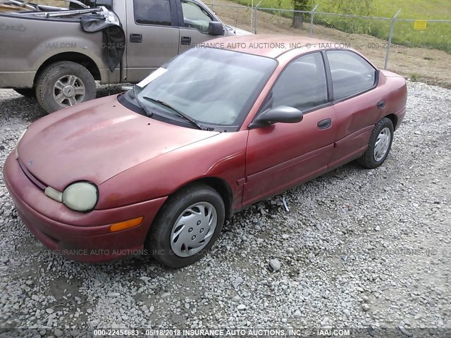 1B3ES47Y3VD304475 - 1997 DODGE NEON HIGHLINE/SPORT RED photo 2