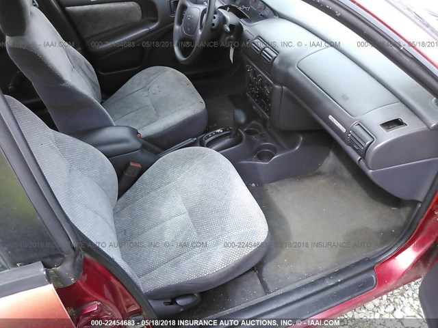 1B3ES47Y3VD304475 - 1997 DODGE NEON HIGHLINE/SPORT RED photo 5