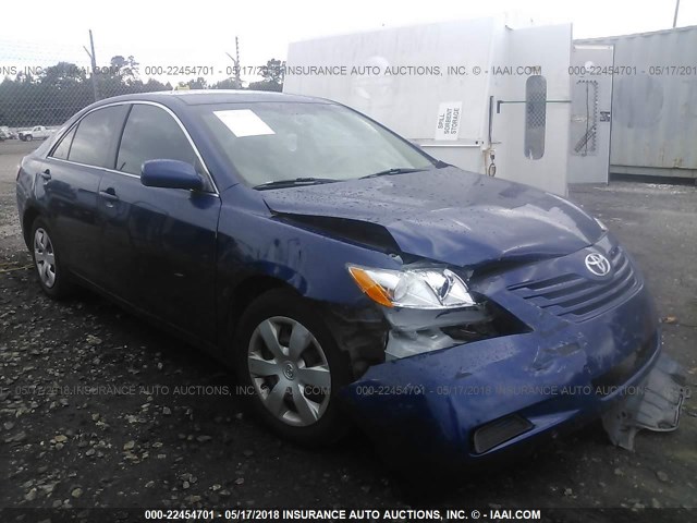 4T1BE46K18U202615 - 2008 TOYOTA CAMRY CE/LE/XLE/SE BLUE photo 1