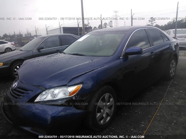 4T1BE46K18U202615 - 2008 TOYOTA CAMRY CE/LE/XLE/SE BLUE photo 2